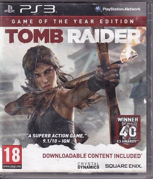 Tomb Raider Game Of The Year Edition - PS3 (B Grade) (Genbrug)